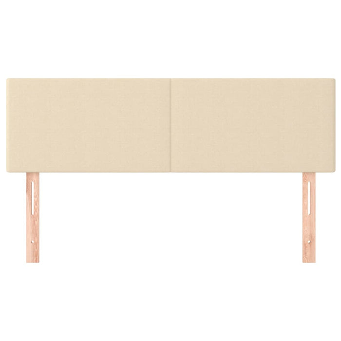 Tăblii de pat, crem, 144x5x78/88 cm, textil WALTI