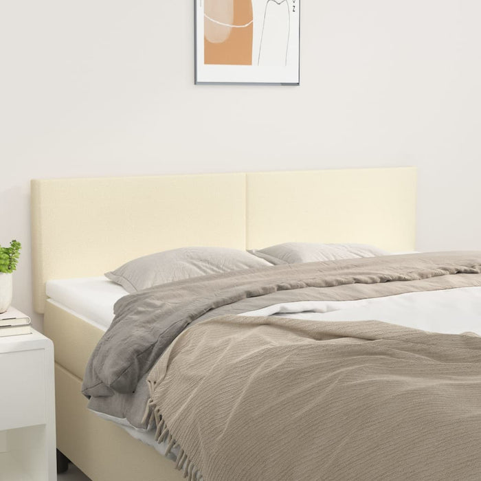 Tăblii de pat, crem, 144x5x78/88 cm, piele ecologică WALTI