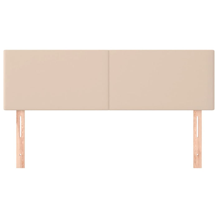 Tăblii de pat, cappuccino, 144x5x78/88 cm, piele ecologică WALTI