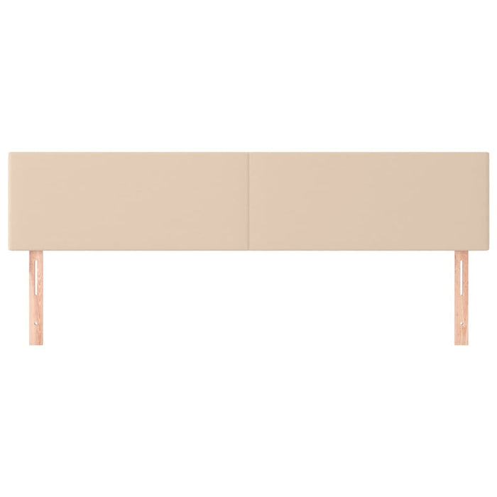 Tăblii de pat, cappuccino, 160x5x78/88 cm, piele ecologică WALTI
