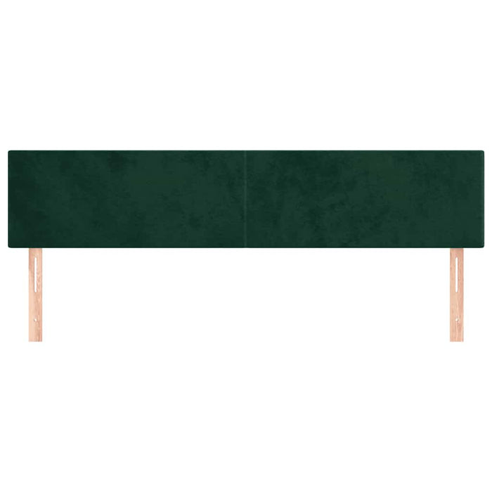 Tăblii de pat, verde închis, 160x5x78/88 cm, catifea - WALTI WALTI