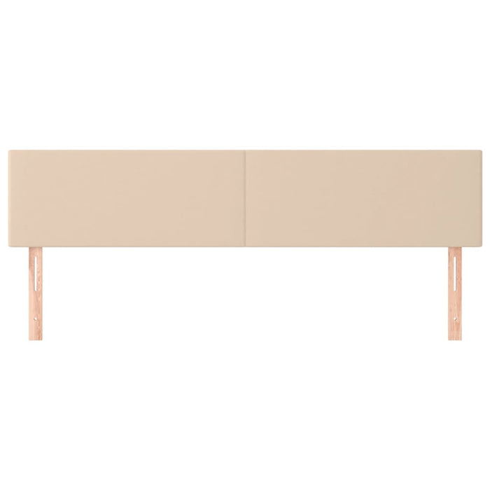 Tăblii de pat, cappuccino, 180x5x78/88 cm, piele ecologică WALTI