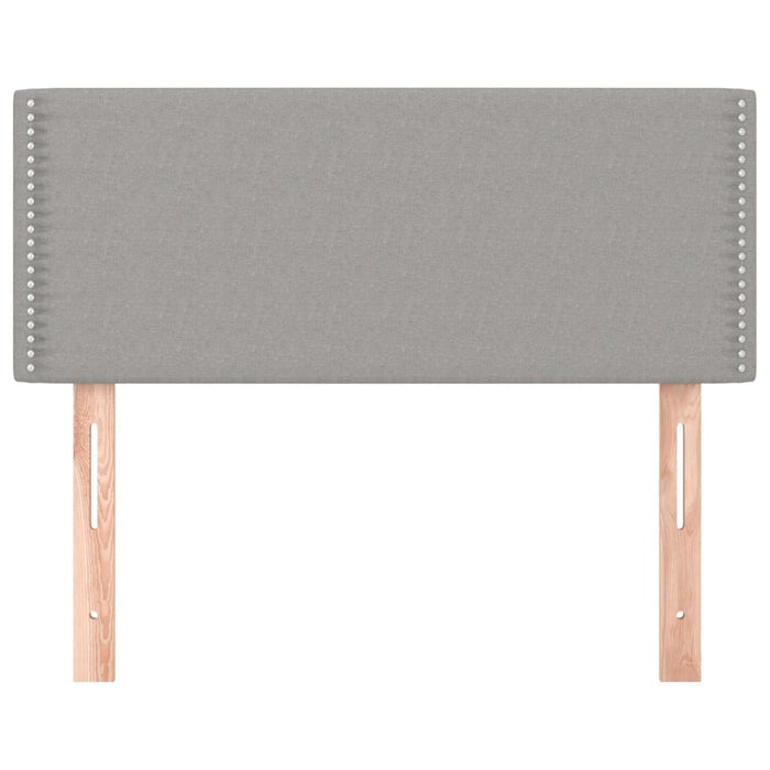 Tăblie de pat, gri deschis, 80x5x78/88 cm, textil - WALTI WALTI