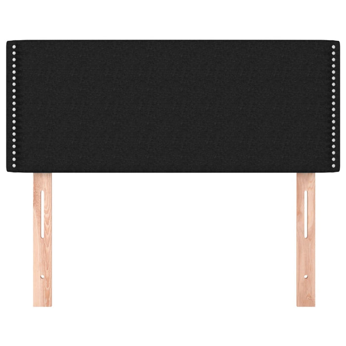 Tăblie de pat, negru, 80x5x78/88 cm, textil - WALTI WALTI