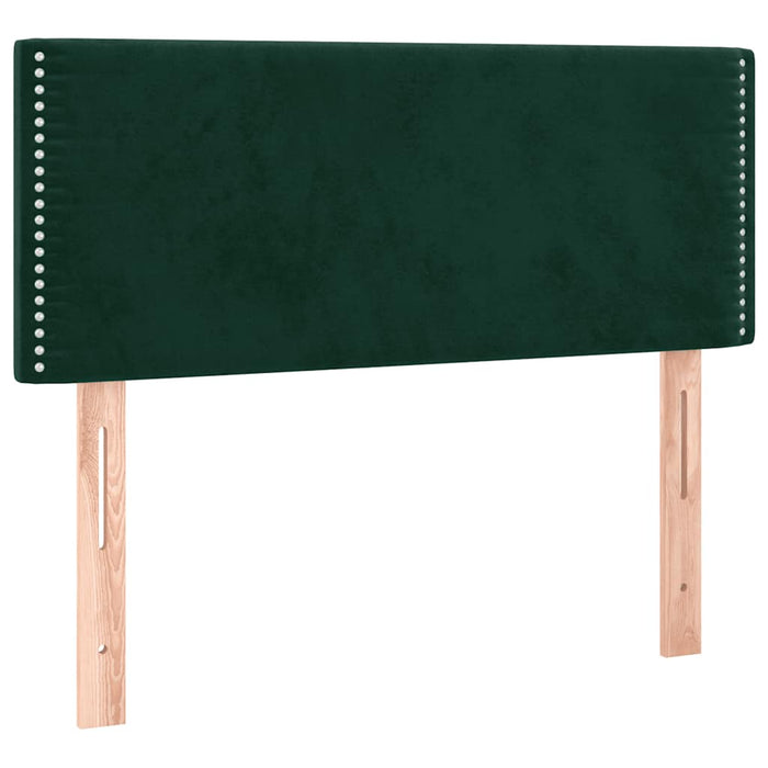 Tăblie de pat, verde închis, 80x5x78/88 cm, catifea - WALTI WALTI