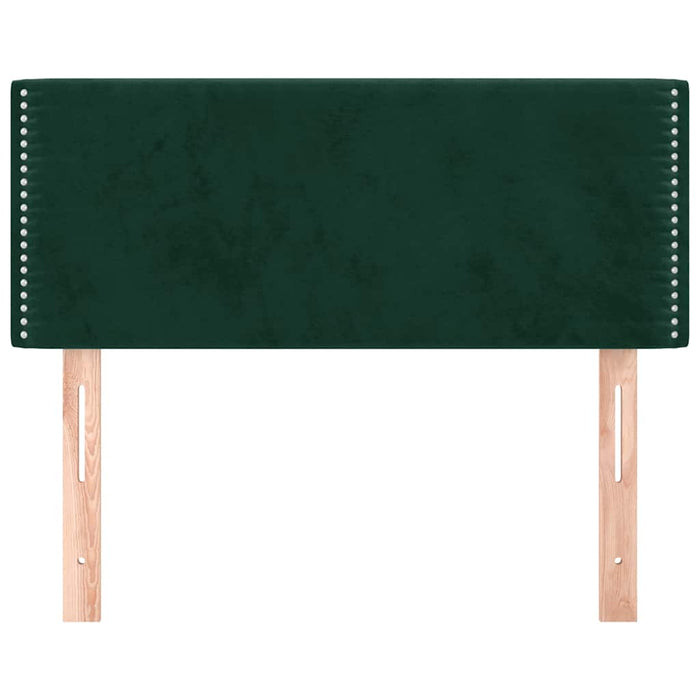 Tăblie de pat, verde închis, 80x5x78/88 cm, catifea - WALTI WALTI