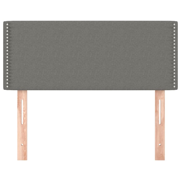 Tăblie de pat, gri închis, 90x5x78/88 cm, textil - WALTI WALTI