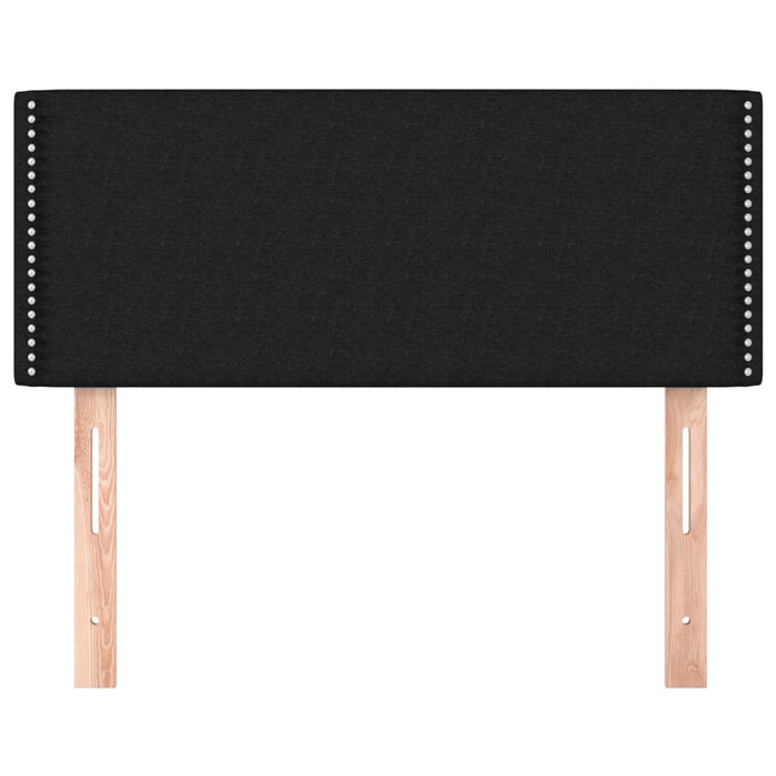 Tăblie de pat, negru, 90x5x78/88 cm, textil - WALTI WALTI