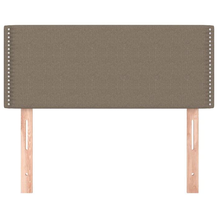 Tăblie de pat, gri taupe, 90x5x78/88 cm, textil - WALTI WALTI