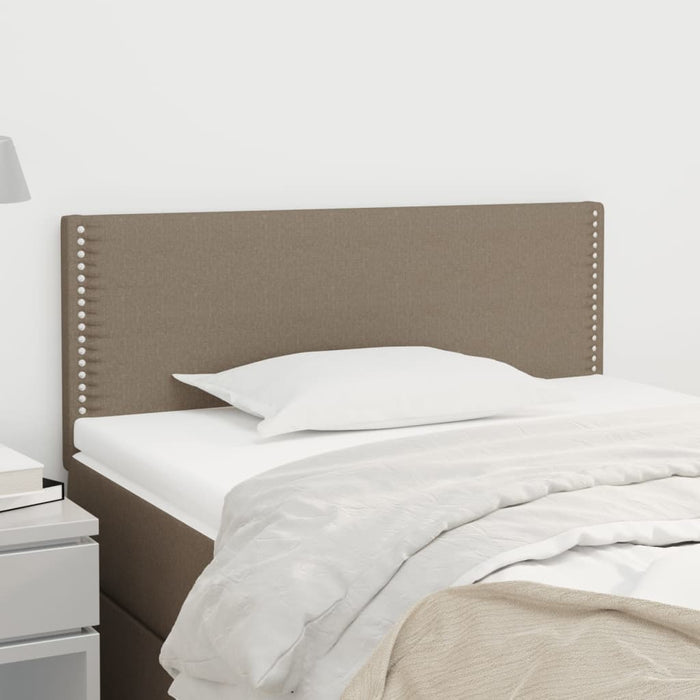 Tăblie de pat, gri taupe, 90x5x78/88 cm, textil - WALTI WALTI