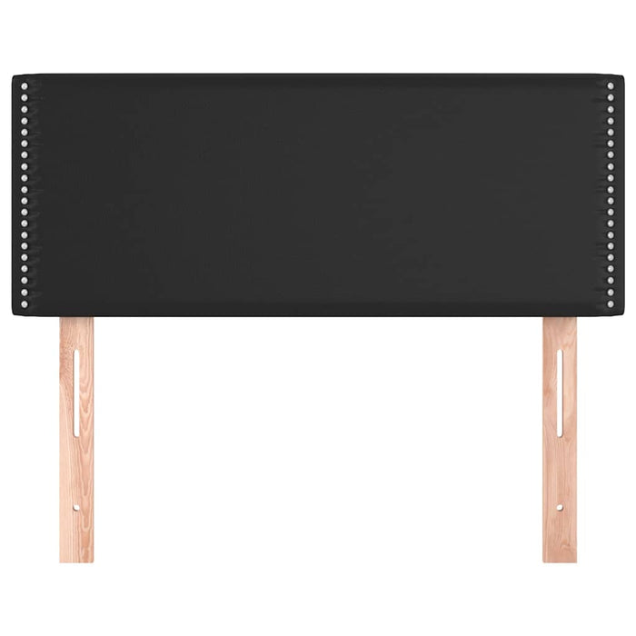 Tăblie de pat, negru, 90x5x78/88 cm, piele ecologică - WALTI WALTI