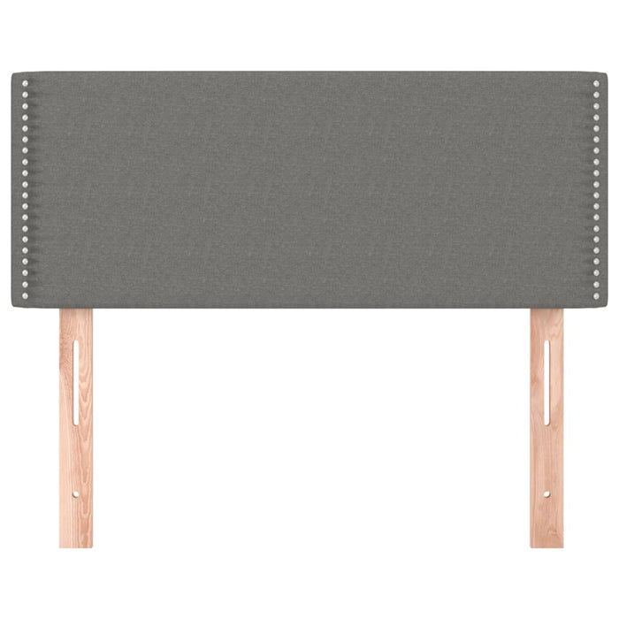 Tăblie de pat, gri închis, 100x5x78/88 cm, textil - WALTI WALTI