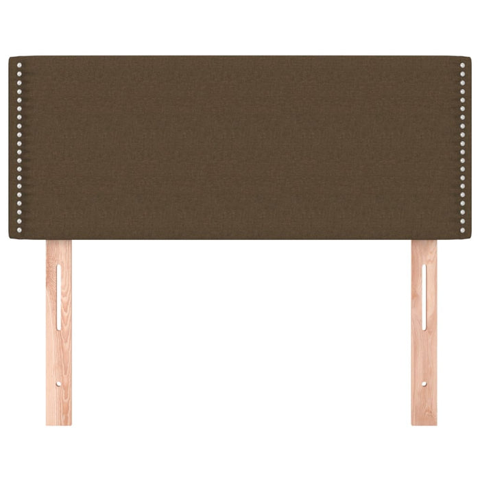 Tăblie de pat, maro închis, 100x5x78/88 cm, textil - WALTI WALTI