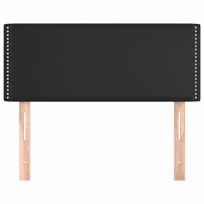 Tăblie de pat, negru, 100x5x78/88 cm, piele ecologică - WALTI WALTI