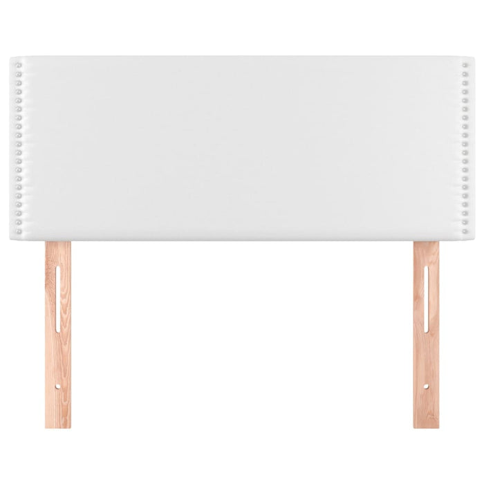 Tăblie de pat, alb, 100x5x78/88 cm, piele ecologică - WALTI WALTI