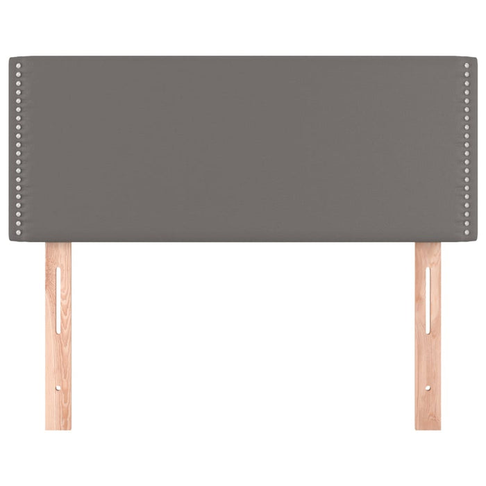 Tăblie de pat, gri, 100x5x78/88 cm, piele ecologică - WALTI WALTI