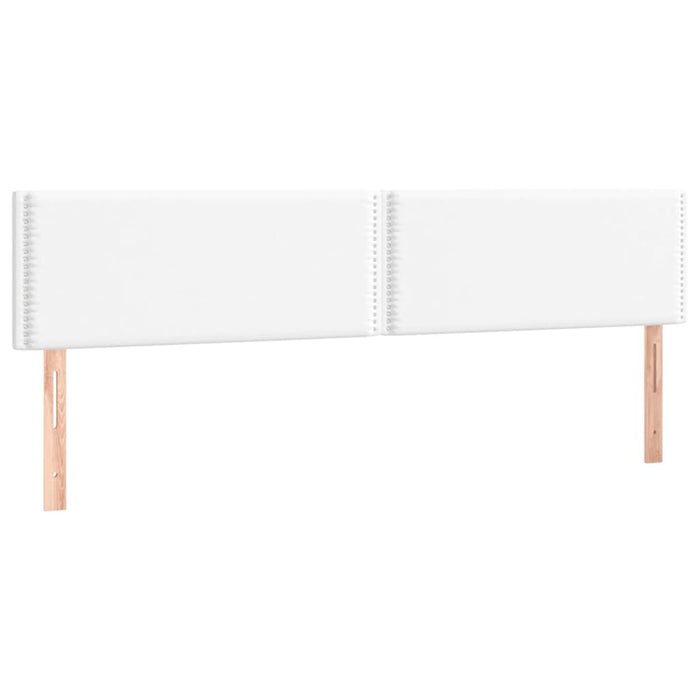 Tăblii de pat, alb, 200x5x78/88 cm, piele ecologică - WALTI WALTI