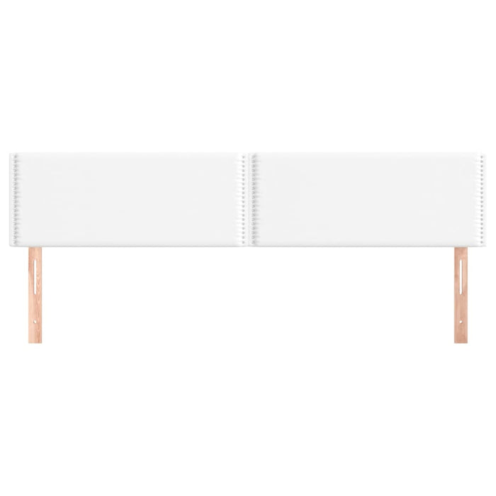 Tăblii de pat, alb, 200x5x78/88 cm, piele ecologică - WALTI WALTI