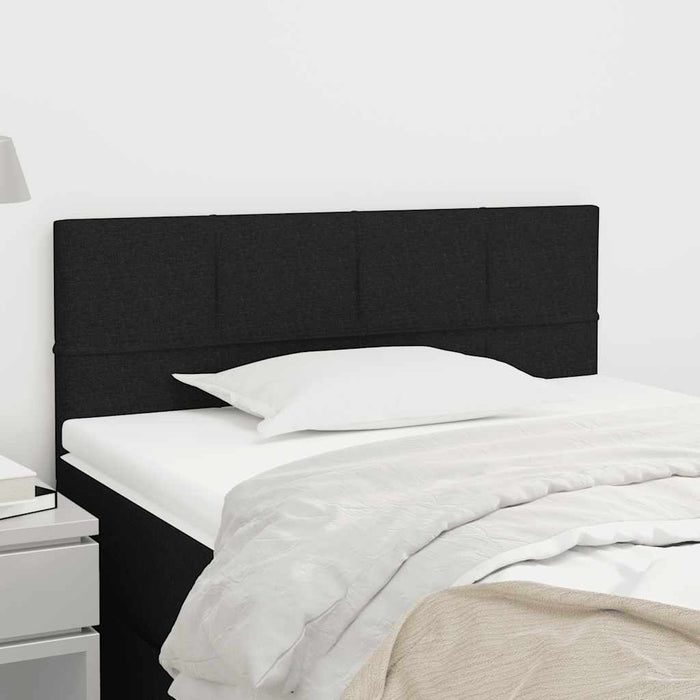 Tăblie de pat, negru, 80x5x78/88 cm, textil - WALTI WALTI