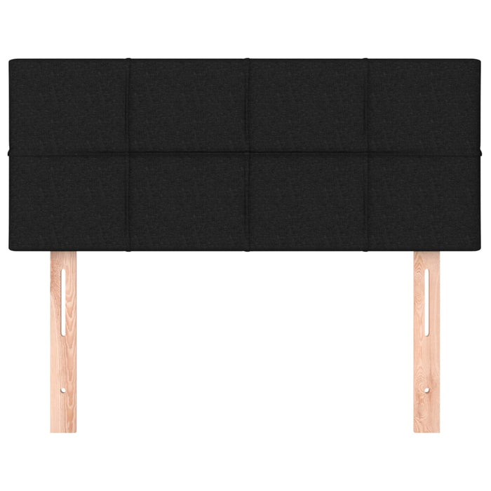 Tăblie de pat, negru, 90x5x78/88 cm, textil - WALTI WALTI