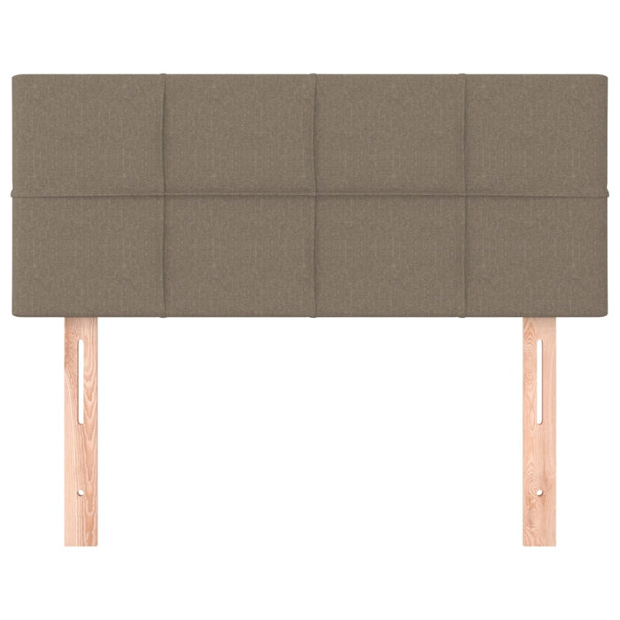 Tăblie de pat, gri taupe, 90x5x78/88 cm, textil - WALTI WALTI