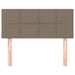 Tăblie de pat, gri taupe, 90x5x78/88 cm, textil - WALTI WALTI