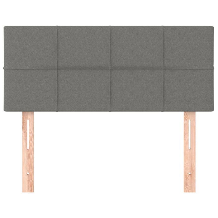 Tăblie de pat, gri închis, 100x5x78/88 cm, textil - WALTI WALTI