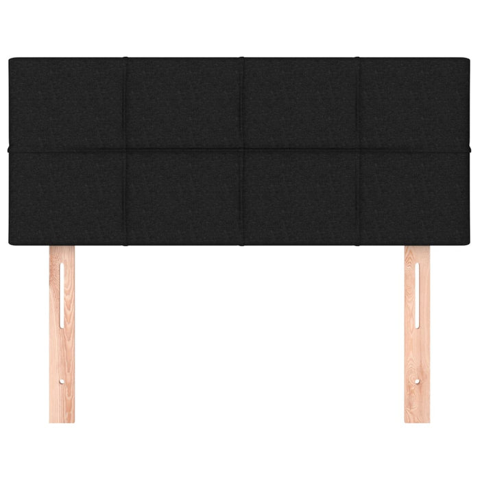 Tăblie de pat, negru, 100x5x78/88 cm, textil - WALTI WALTI
