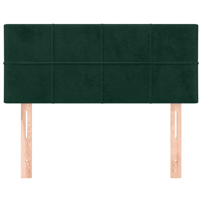 Tăblie de pat, verde închis, 100x5x78/88 cm, catifea - WALTI WALTI