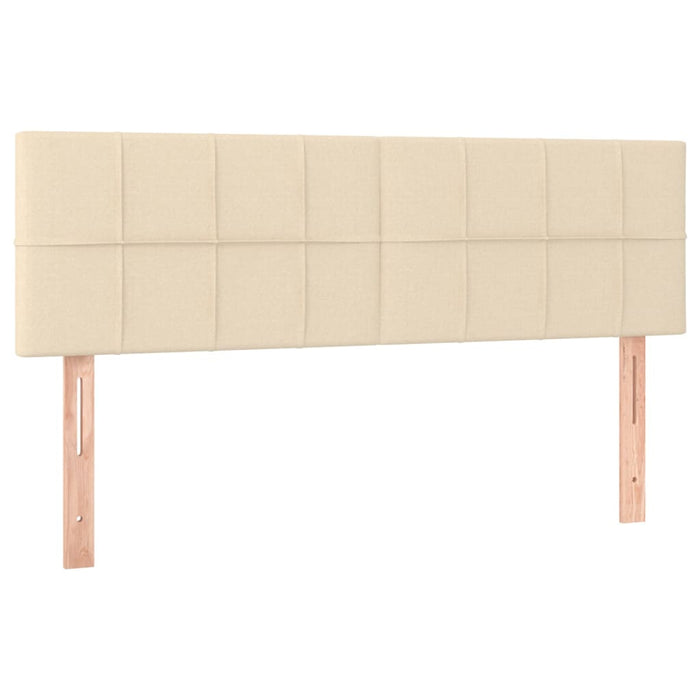 Tăblii de pat, crem, 144x5x78/88 cm, textil WALTI