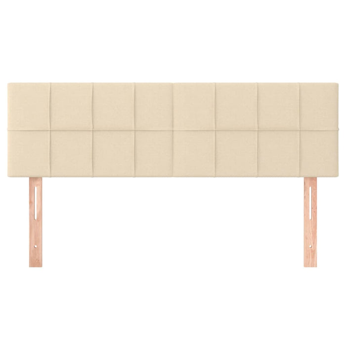Tăblii de pat, crem, 144x5x78/88 cm, textil WALTI