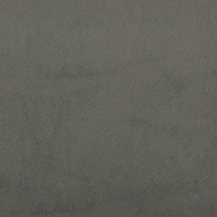 Tăblii de pat, gri închis, 144x5x78/88 cm, catifea WALTI