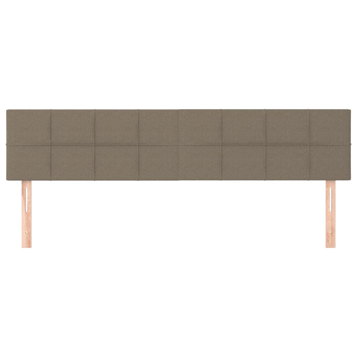 Tăblii de pat, gri taupe, 160x5x78/88 cm, textil WALTI