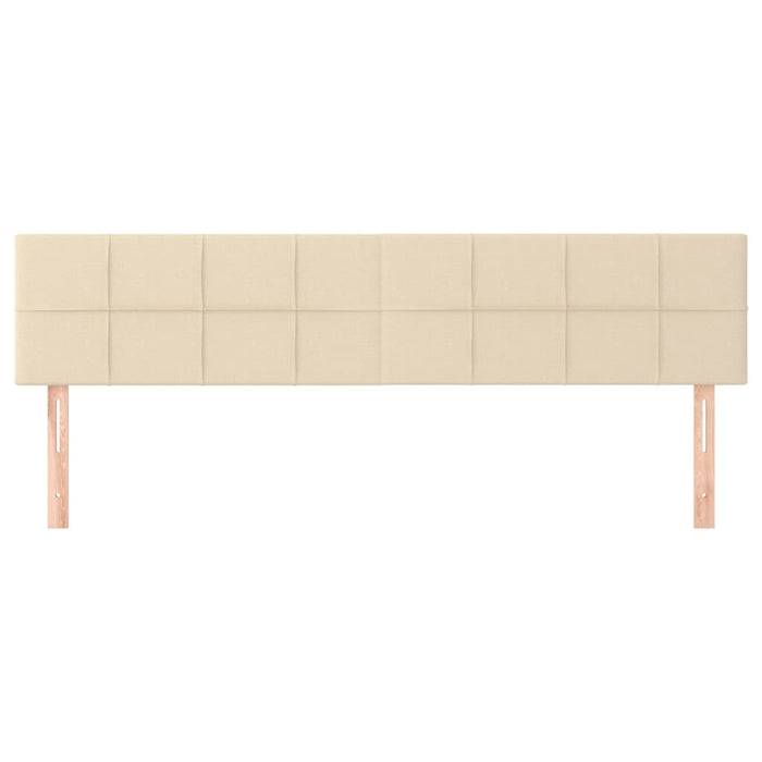 Tăblii de pat, crem, 160x5x78/88 cm, textil WALTI