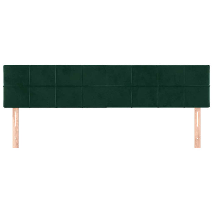 Tăblii de pat, verde închis, 180x5x78/88 cm, catifea - WALTI WALTI