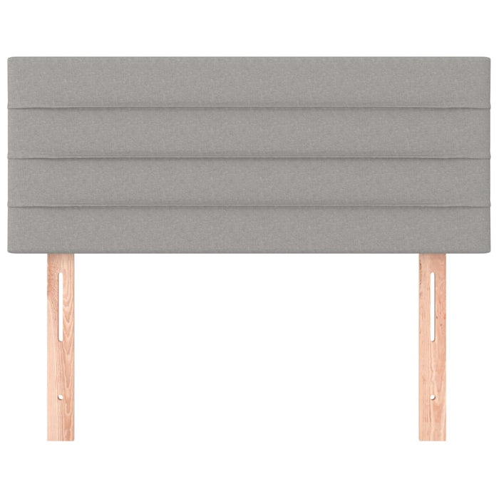 Tăblie de pat, gri deschis, 80x5x78/88 cm, textil - WALTI WALTI