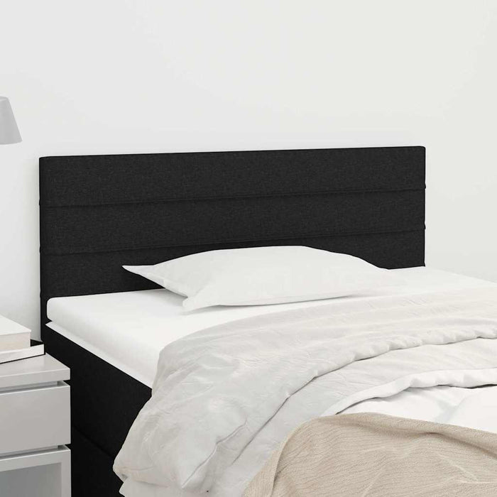 Tăblie de pat, negru, 80x5x78/88 cm, textil - WALTI WALTI