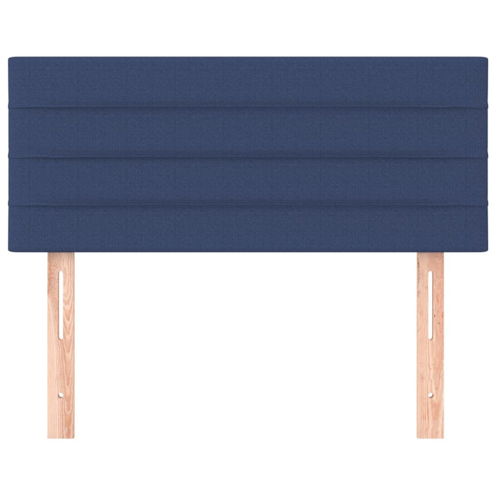 Tăblie de pat, albastru, 80x5x78/88 cm, textil - WALTI WALTI