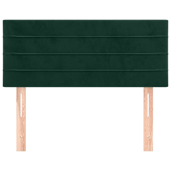 Tăblie de pat, verde închis, 80x5x78/88 cm, catifea - WALTI WALTI