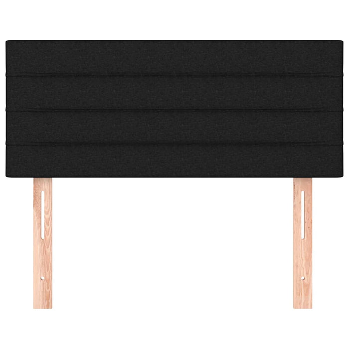Tăblie de pat, negru, 100x5x78/88 cm, textil - WALTI WALTI