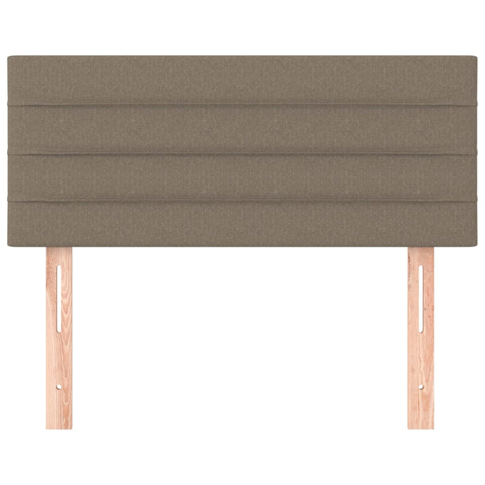 Tăblie de pat, gri taupe, 100x5x78/88 cm, textil - WALTI WALTI