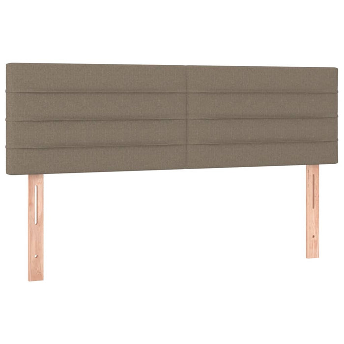 Tăblii de pat, gri taupe, 144x5x78/88 cm, textil - WALTI WALTI