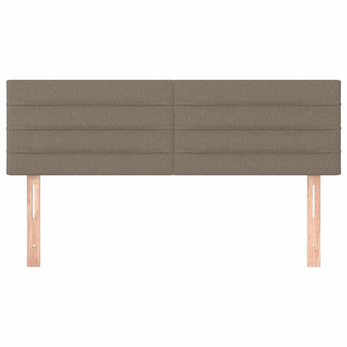 Tăblii de pat, gri taupe, 144x5x78/88 cm, textil - WALTI WALTI