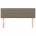 Tăblii de pat, gri taupe, 144x5x78/88 cm, textil - WALTI WALTI