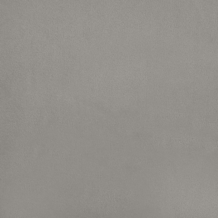Tăblii de pat, gri deschis, 144x5x78/88 cm, catifea WALTI