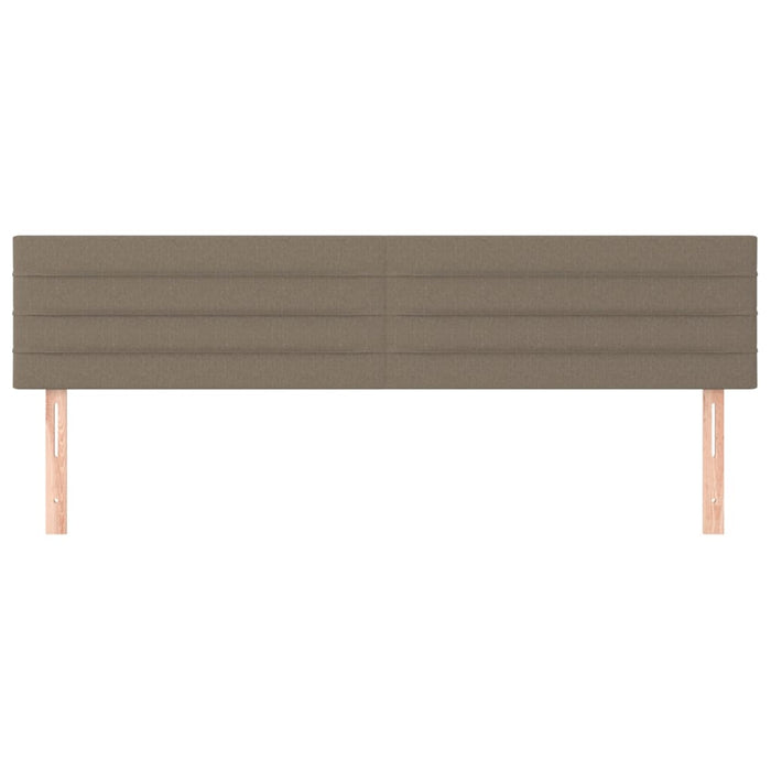 Tăblii de pat, gri taupe, 200x5x78/88 cm, textil - WALTI WALTI