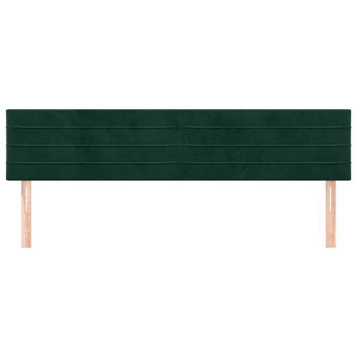 Tăblii de pat, verde închis, 200x5x78/88 cm, catifea - WALTI WALTI