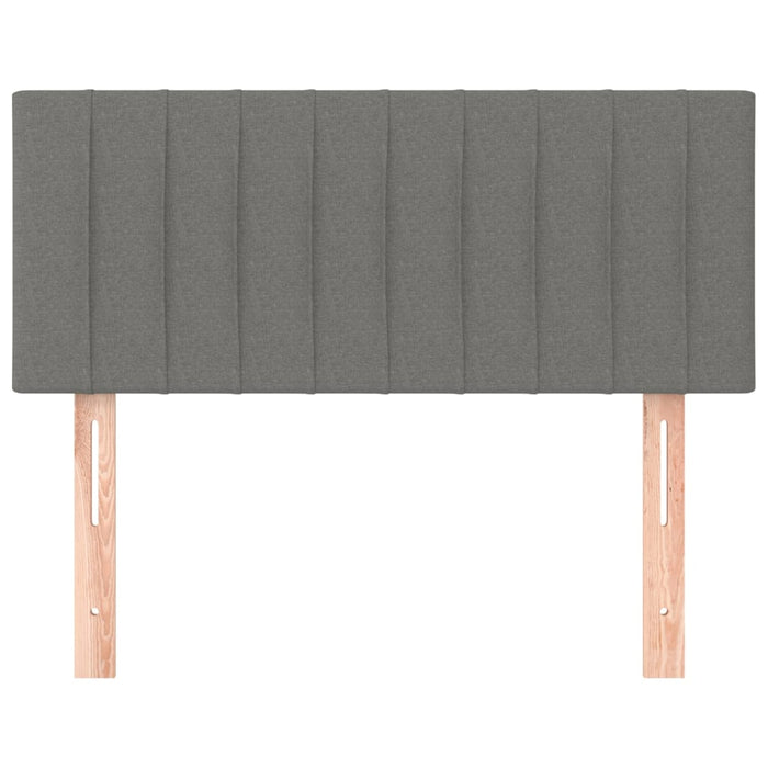Tăblie de pat, gri închis, 80x5x78/88 cm, textil - WALTI WALTI