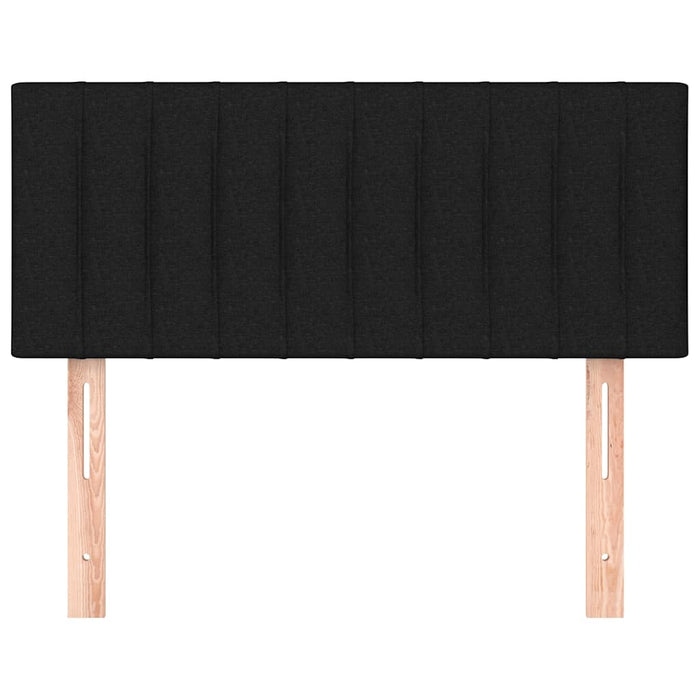 Tăblie de pat, negru, 80x5x78/88 cm, textil - WALTI WALTI