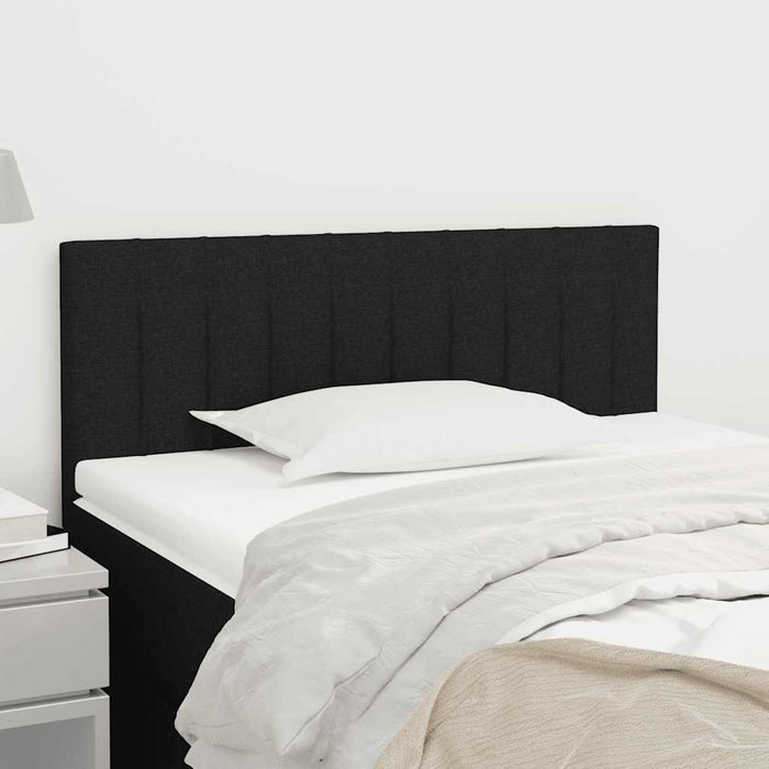 Tăblie de pat, negru, 80x5x78/88 cm, textil - WALTI WALTI